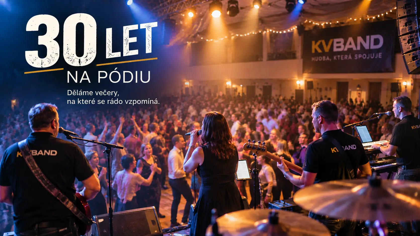 30 let na pódiu: večer nepatří nám, ale lidem před ním